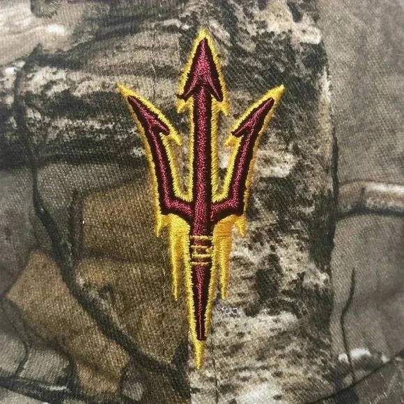 NWT Arizona State Men's Adjustable Real Tree Camo Icon Hat - Picture 3 of 9
